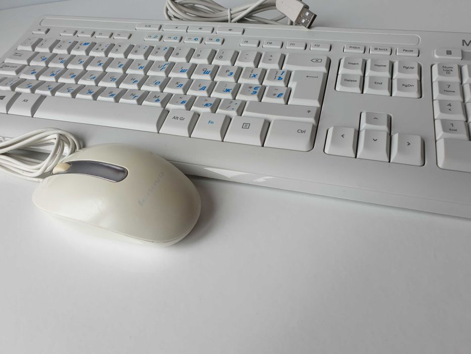 клавіатура Microsoft 1576 X883473 USB  миша  lenovo mouse LXH-EMS-10ZA