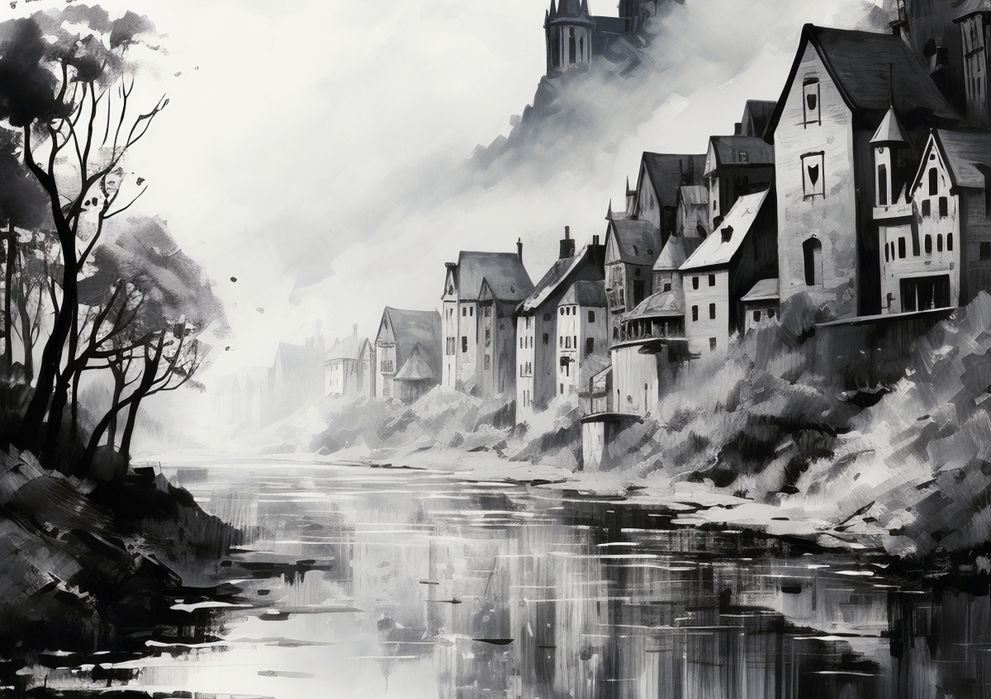 Plakat 84,1x59,4cm Mglisty Refleks