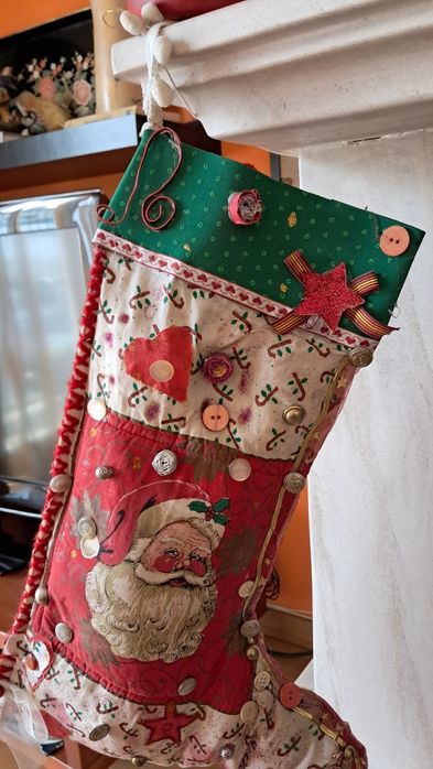 Bota de natal artesanal
