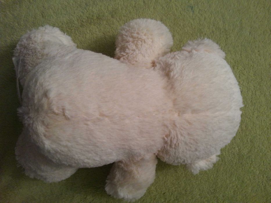 Pluszowy miś, kremowy, nowy, 29 cm