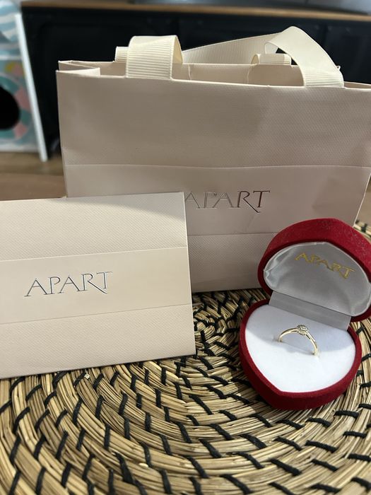 Pierścionek zareczynowy Apart r.12