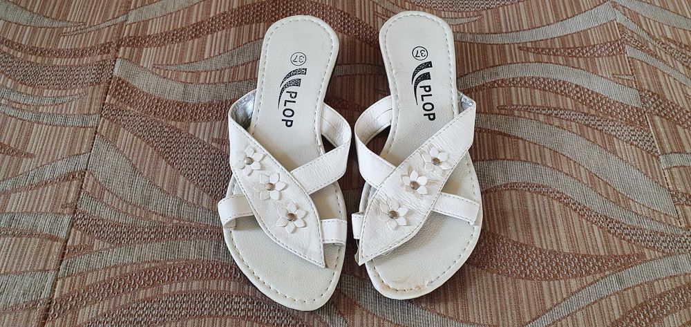 Buty damskie letnie roz 37 Plop białe dziewczęce