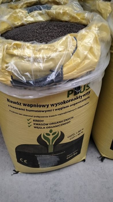 Wapno granulowane magnezowe węglanowe Kreda Czarna hummus PRODUCENT