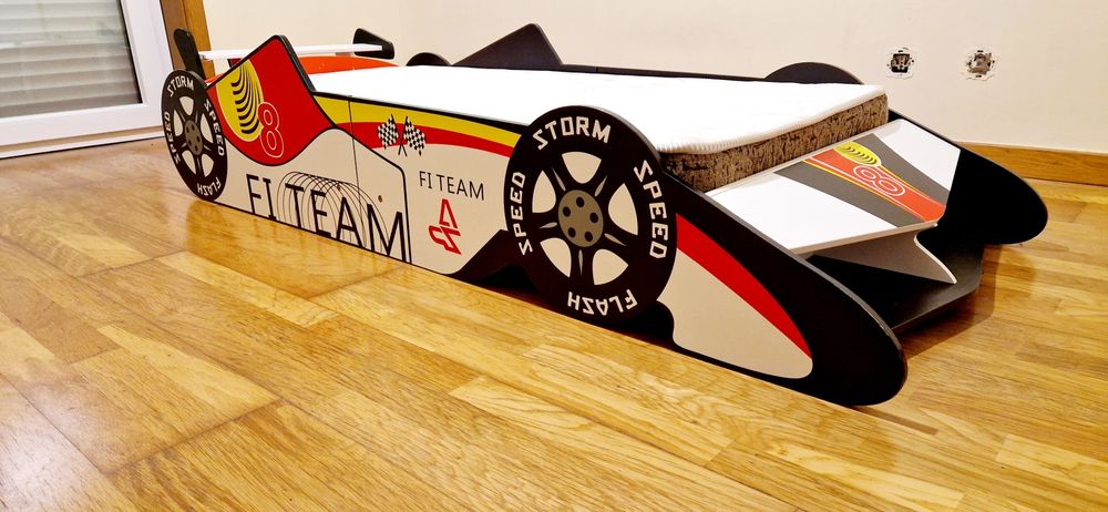Cama Criança Formula 1 + Colchão 70x140 excelente qualidade
