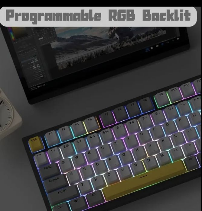 ‼️ОРИГІНАЛ‼️ Ajazz AK 820 USB Black/Yellow