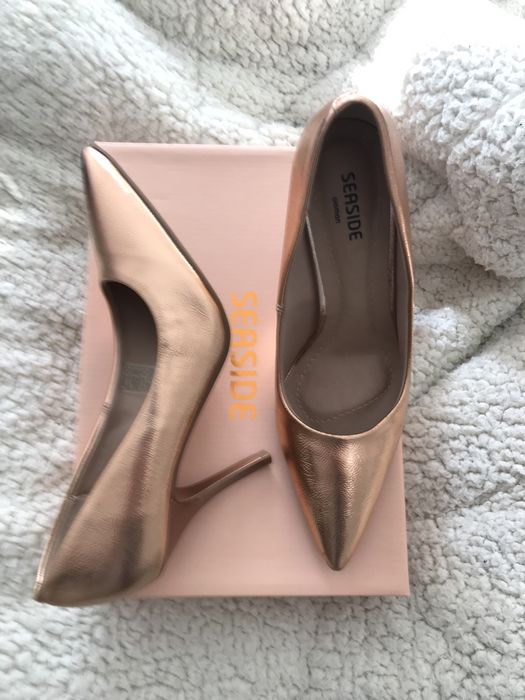 Sapato salto “NOVO” / Rose Gold