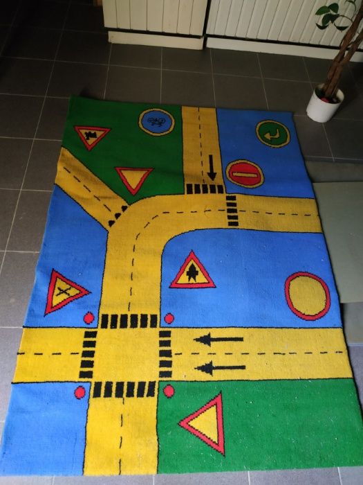 Tapete com motivo "Planta de Cidade"