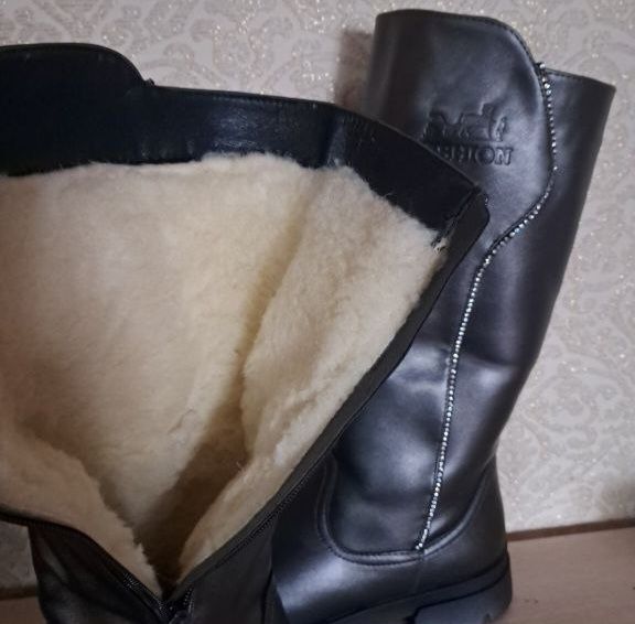 Чоботи зимові для дівчинки 21,5см Сапоги