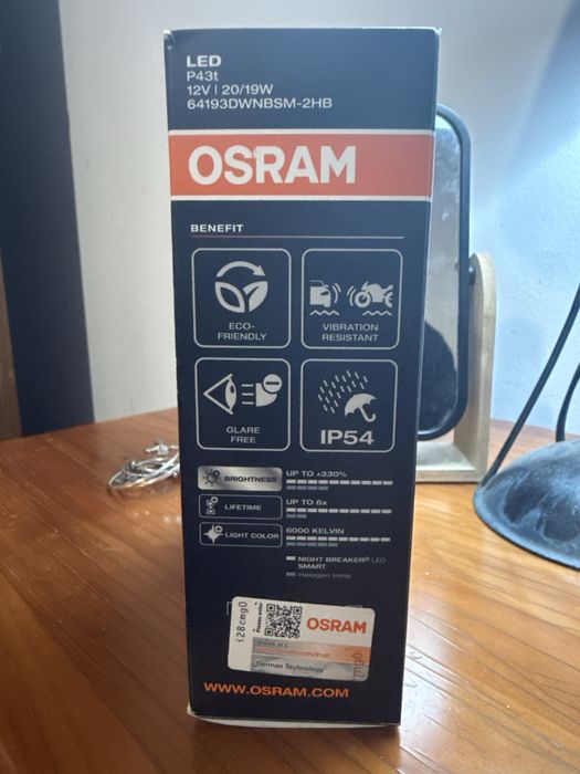 Par Lâmpadas LED H4 Osram Night Breaker SMART (+330% Brilho) – Legal p/ Estrada