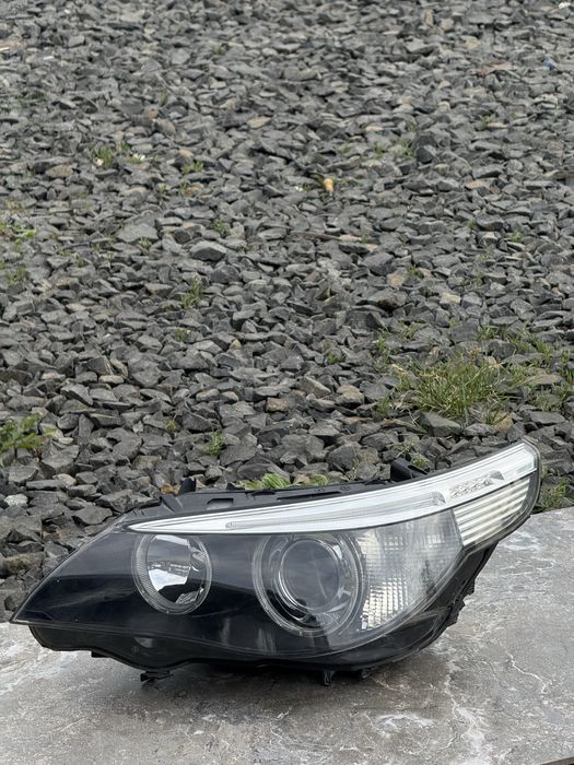 BMW E60 E61 Фара дорестайлінг Ксенон ліва водійська L Ксенон звичайний Дорестайл фара оптика Фари на е60 е61 розборка