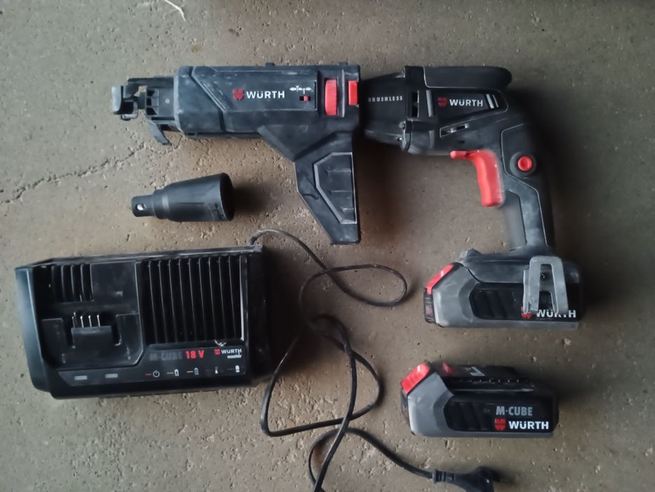 Wkrętarka taśmowa Wurth ATS 18 komplet do regipsów M-Cube