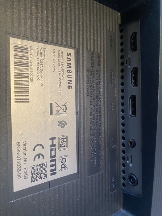 Monitor Samsung S34J550WQRX