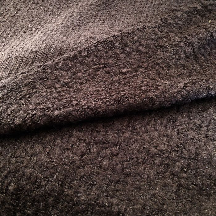 Retalho de tecido castanho de inverno