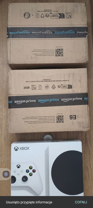 Konsola Xbox series S nowa zaplombowana