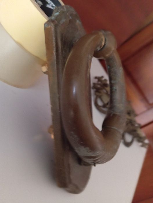 Puxador  Batente de porta em latão maciço