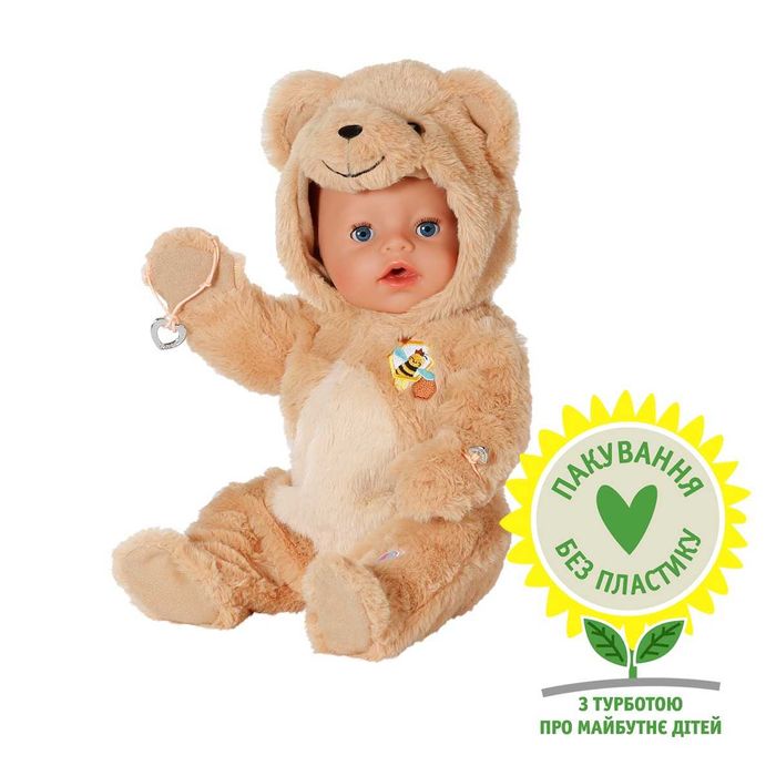 Лялька BABY BORN – Емма в костюмі ВЕДМЕДИКА (43 cm), 837115