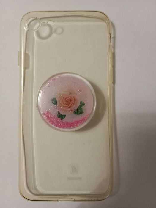 Бампер чехол Baseus силиконовый с держателем