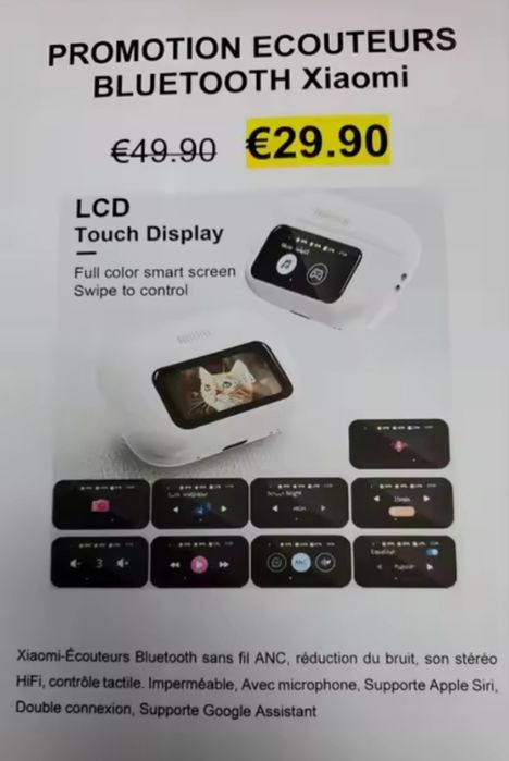 Redmi słuchawki bluetooth z wyświetlaczem