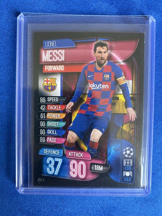 Carta Lionel Messi Forward Uefa Champions League Topps