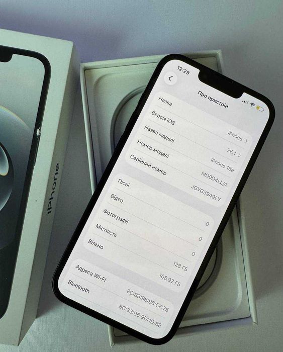 IPhone 16E 128 Gb Esim стан нового