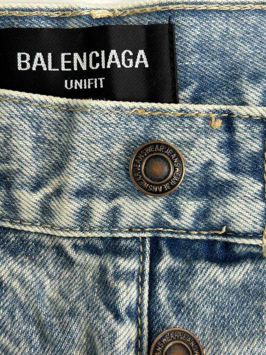 Джинси Balenciaga Cargo faded baggy opium archive синие джинсы M