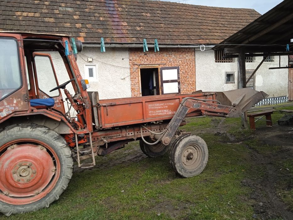 Трактор хтз т16 самопогрущик.