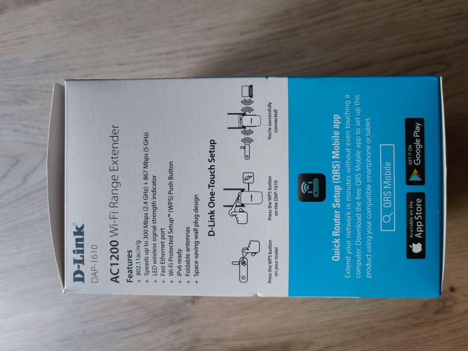 Repetidor de Sinal D-LINK DAP-1610 (AC1200 - 866 Mbps)