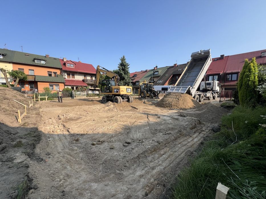 Piasek zasypowy podsypkowy fundamenty dolomit koparka transport tanio