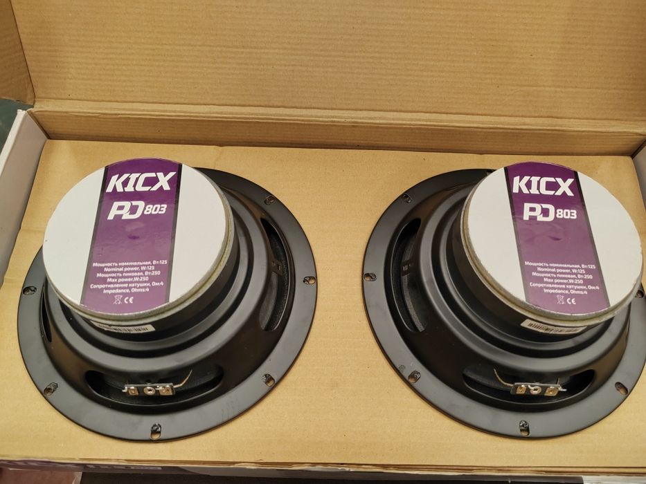 Коаксиальная акустика Kicx PD 803 динамики
