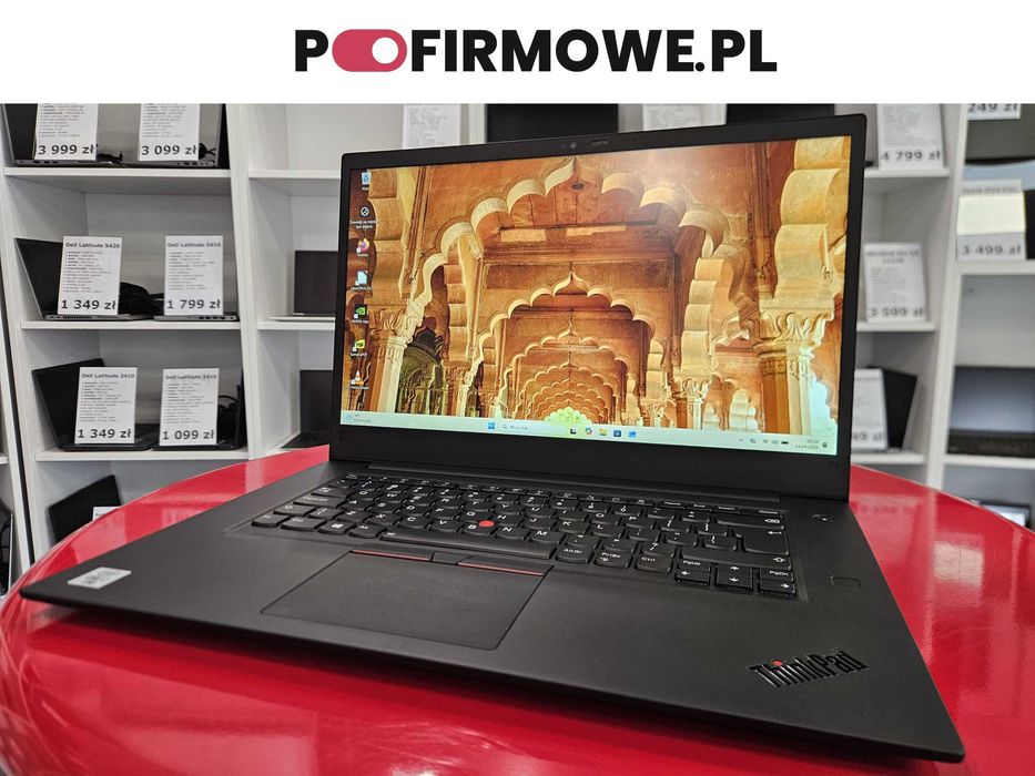Lenovo ThinkPad P1 G3 15,6" i7-10850H 32GB RAM Dysk 512GB SSD Nvidia Quadro T2000 4GB Windows 11 Pro Faktura 23% Gwarancja 12 Miesięcy PoFirmowe.pl