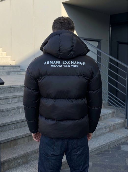 Пуховик Armani Exchange, AX куртка зимова Армани