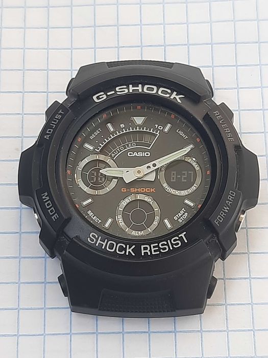 Вінтажний японський чоловічий годинник Casio G-Shock AW-591 MS