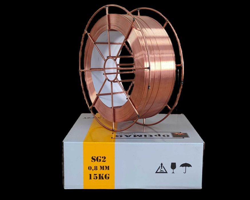 Drut spawalniczy OptiMAG SG2 fi 0,8mm 15kg MIG MAG