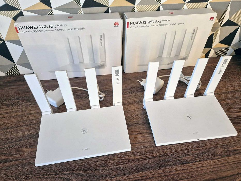 Zestaw 2x Huawei WiFi AX3 | WiFi 6 Plus | 3000Mbps | Dystr. PL | MESH
