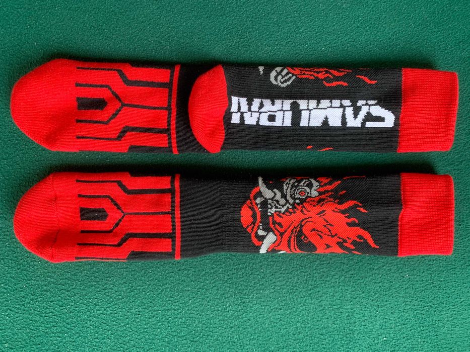 Cyberpunk 2077 Skarpetki Samurai On The Run, seria limitowana, nowe