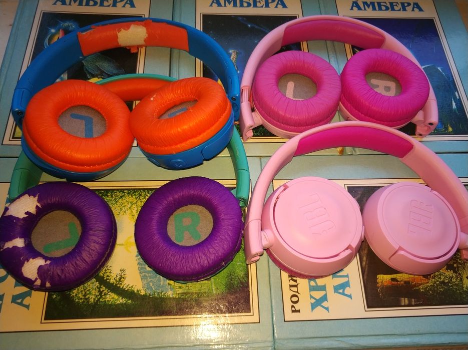 Навушники JBL JR300BT блютуз, бездротові