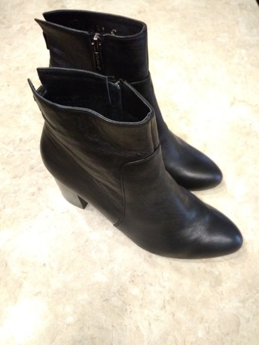 Полусапожки кожаные