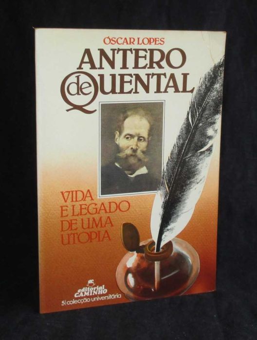 Livro Antero de Quental Óscar Lopes