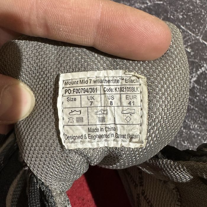 Зимові термо водонепроникні ботінки Karrimor Waterproof 41/26 cm