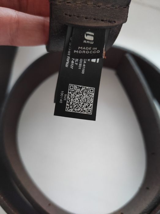 Оригінальний шкіряний ремінь  G-star Raw