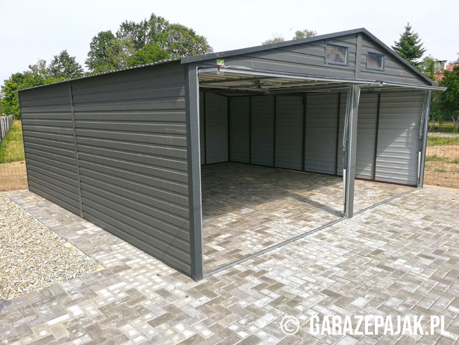 Garaż blaszany 7x5.5m ,garaże blaszane , blaszaki,wiaty,hale