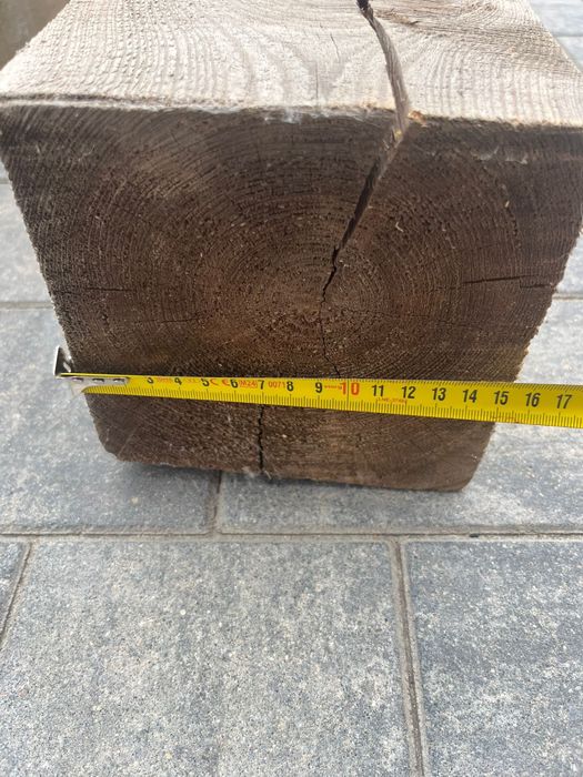 Belki konstrukcyjne 16x16x295 cm – 4 sztuki, drewno lite