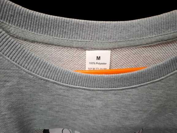 Sweatshirt com capuz preto e em Cinza sem Capuz - M Grande