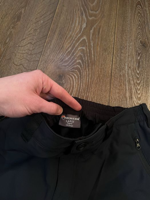 Чорні трекінгові карно штани Montane x Mammut outdoor