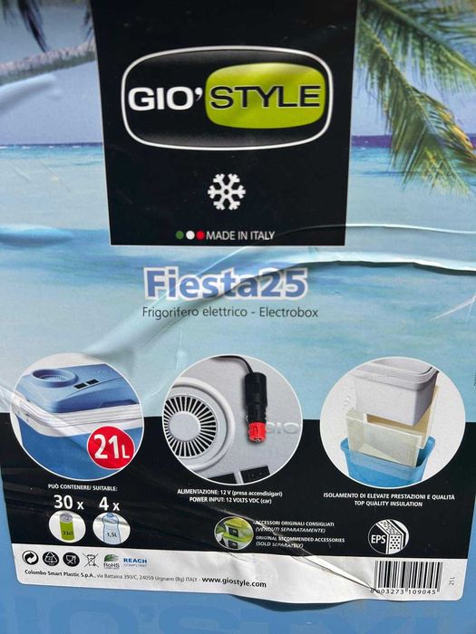 Geleira eléctrica/ Frigerifico Gio’ Style – 21L – 12V/230V