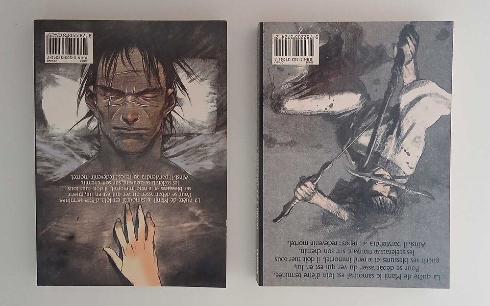 Mangá L’Habitant de l’Infini Vol. 8 e 9 - Mangá Francês - Lote