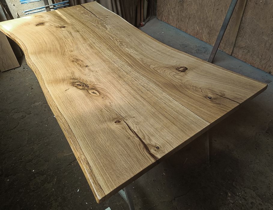 Blat dębowy 190x90-83 na stół biurko ławę Live Edge