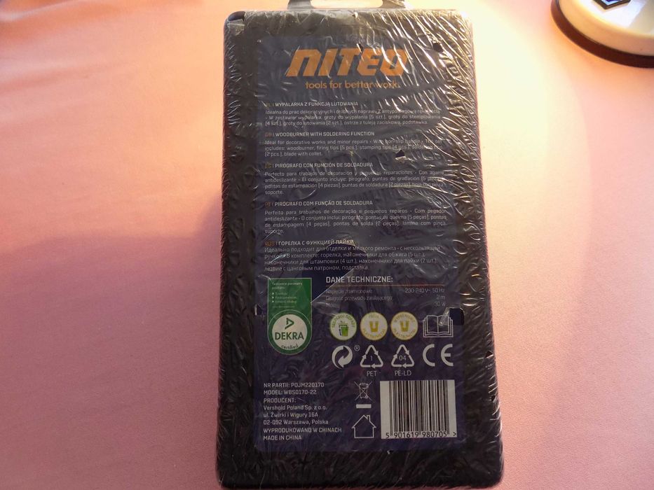 Profesjonalna wypalarka  z funkcją lutowania - Nowa. Niteo
