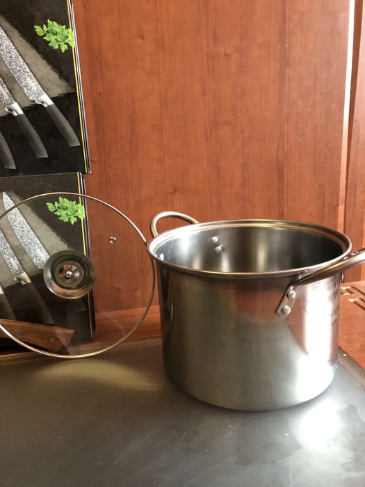 Новые, кастрюли-ножи из нержавеющей стали 18/10