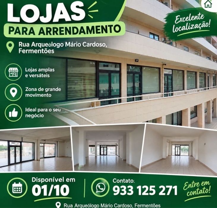 Lojas para arrendamento